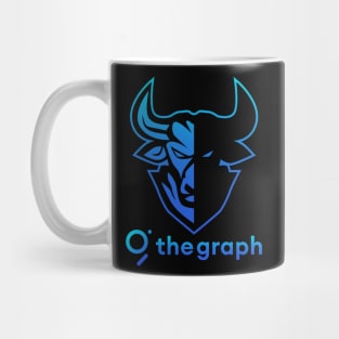 The graph  Crypto Cryptocurrency Grt  coin token Mug